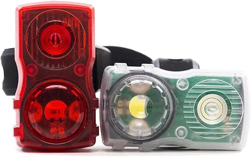 State Bicycle Co. Luz de bicicleta. Luces LED. Luces de bicicletas para montar de noche, ciclismo. Recargable por USB, juego de luces delanteras y