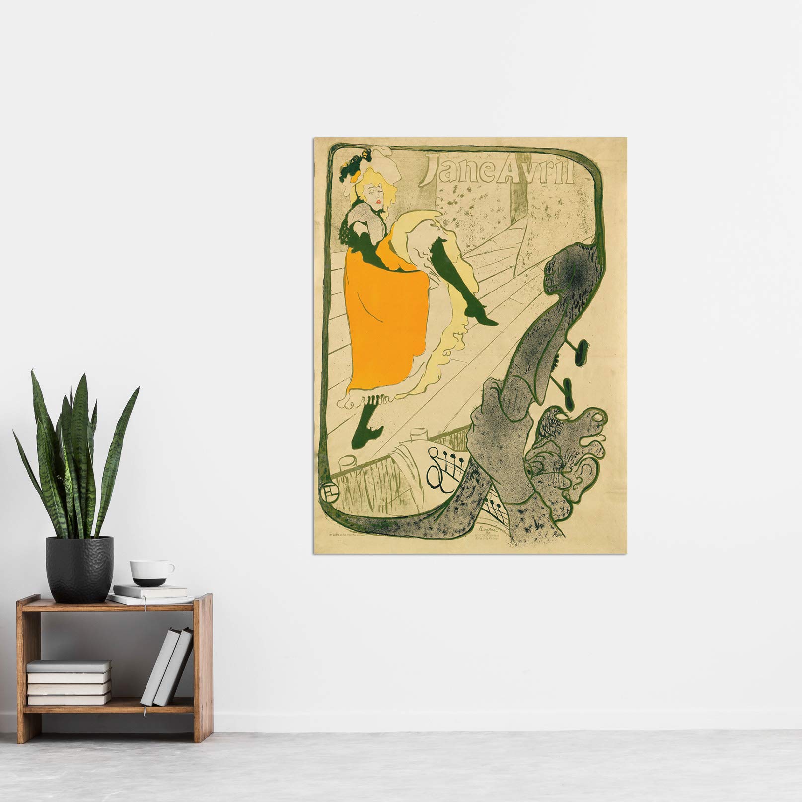Amazon.com: Toulouse-Lautrec Jane Avril Can-can Dancer Advert