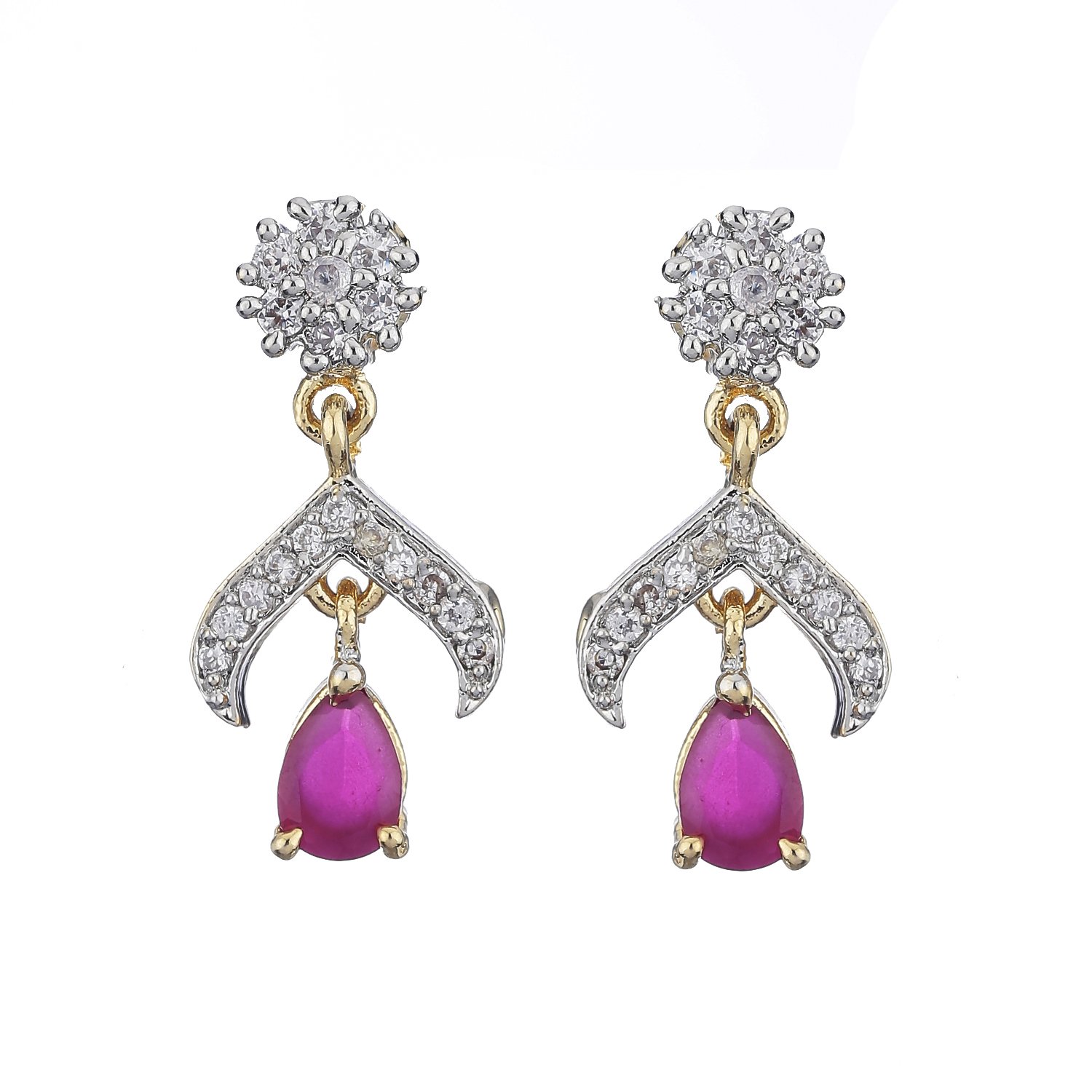 See full amazon price history chart for Zeneme Earring Gold Plated American Diamond Studded Elegant Drop Pink Cz Stone Dangle Earring Jewellery For Girl And Women Zeneme Earring Gold Plated American Diamond Studded Elegant Drop Pink Cz Stone Dangle Earring Jewellery For Girl And Women (B06Y1QVWTR) Amazon Price History, Amazon Price Tracker
