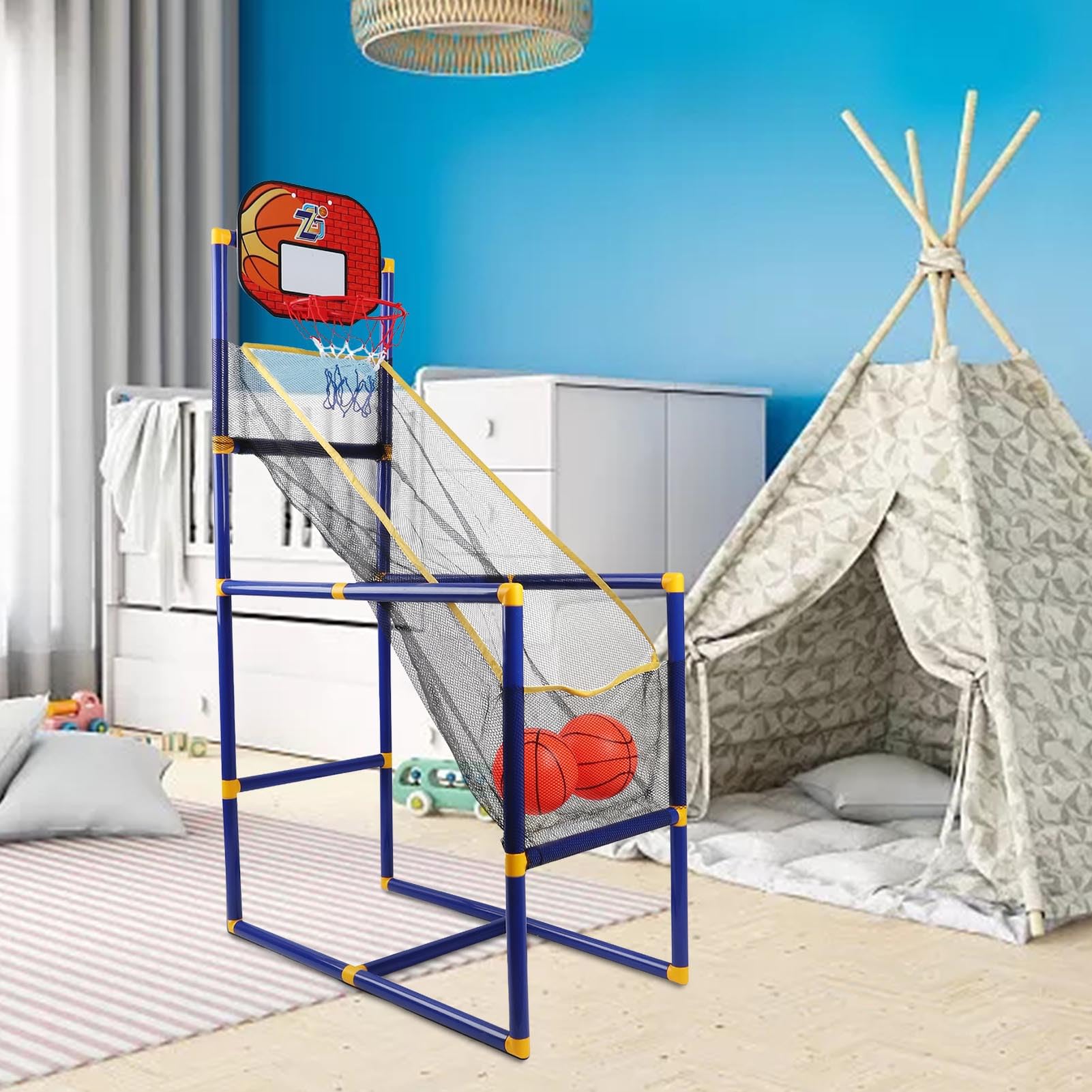 Canestro Da Basket Indoor - Porta Da Calcio Per Bambini | Home Basket