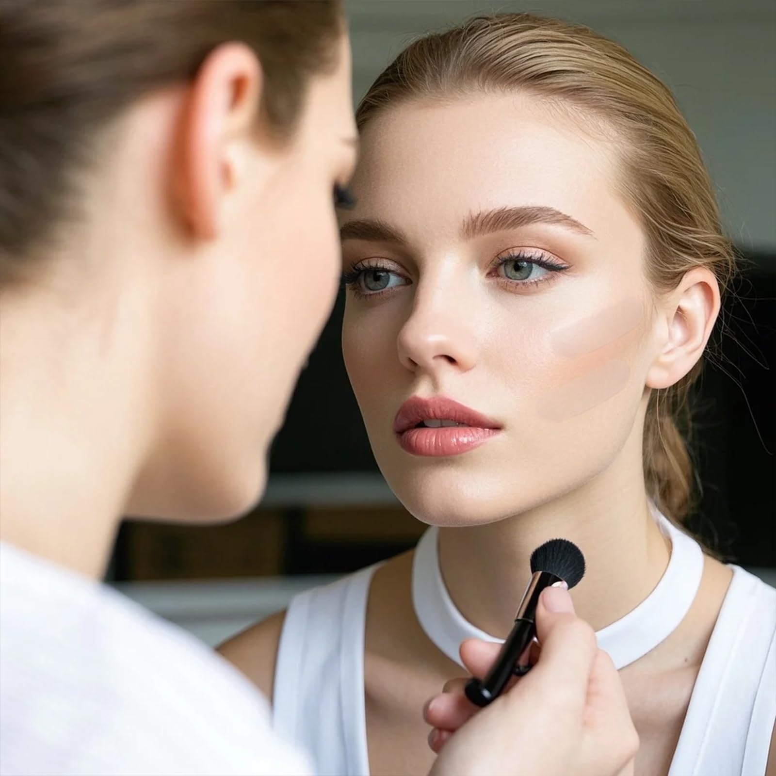 160 Piezas Etiqueta Estiramiento Facial, Cinta Adhesiva Estiramiento Facial Etiquetas Delgadas Invisibles, Antiarrugas Maquillaje Pegatinas, para Ojos, Papada, Maquillaje Instantáneo