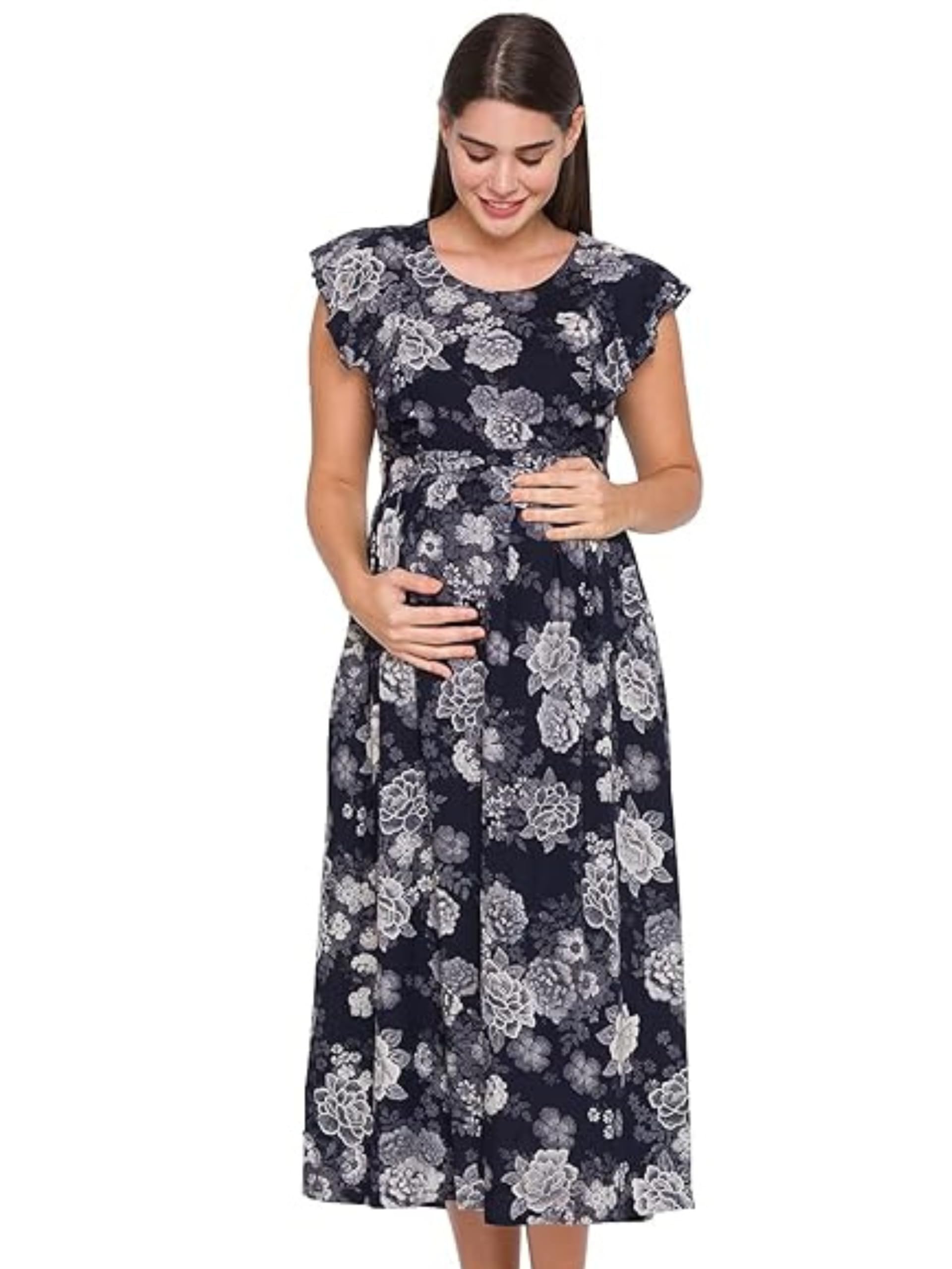 AV2 Women Maternity Feeding Dress | Feeding Kurti | Nursing Dress -5071