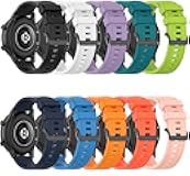 FitTurn 10PACK Replacement Watchband Straps for Wahoo ELEMNT Rival Running/Multisport GPS Sport Silicone Smart Watch Band Wristband Bracelet