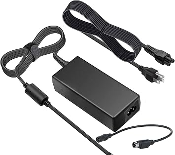 4-Pin 24V 5A AC/DC Adapter Charger Replacement for TECH. Model STD-24050 Power Supply Cord