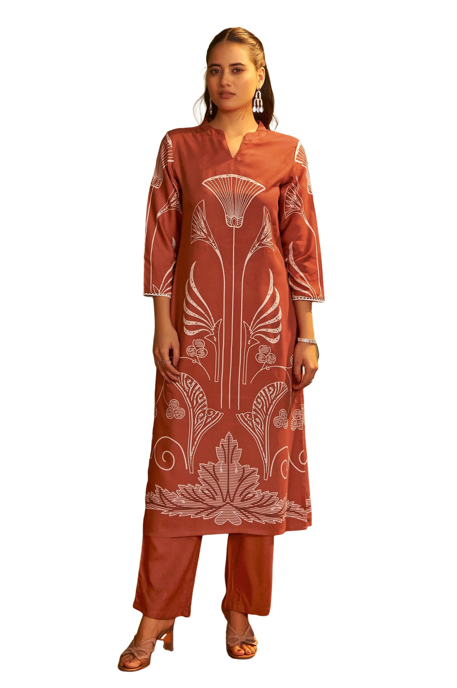 dresoul Women's Viscose Reyon Printed Co ord Set-picture-46
