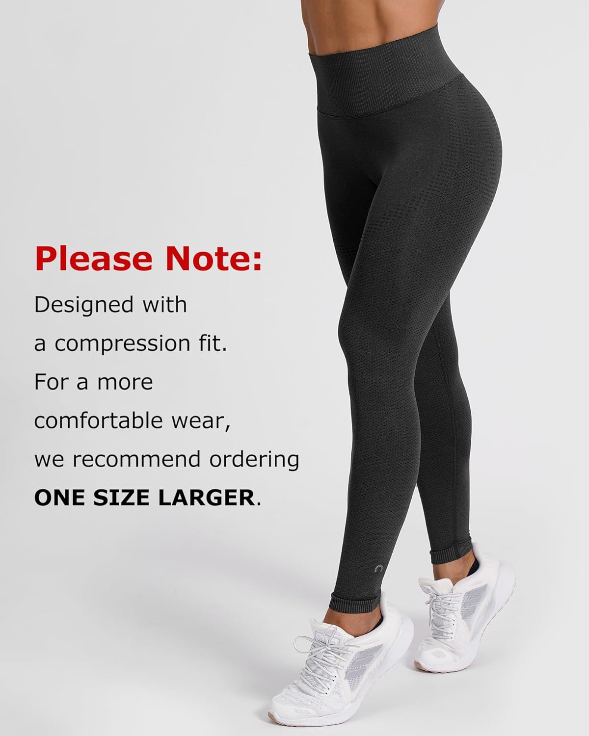 Women's Compression Workout Leggings, High Waisted Tummy Control, Scrunch Butt, No Front Seam - Image 6