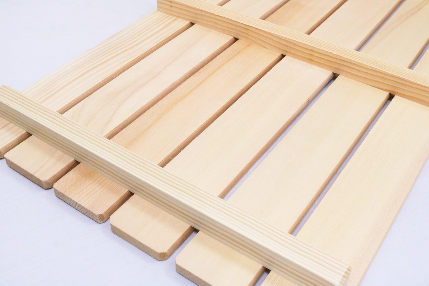 Ichihara Wood Workshop Wooden Slats, NB, Yu Hot Water Slats, Medium Type, Large, 33.5 x 21.7 inches (85 x 55 cm)