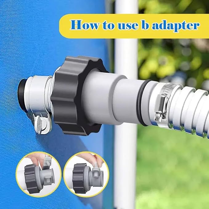 Adaptador de manguera para bomba de piscina 4 unidades miniatura 4