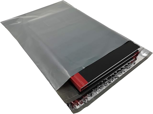 25 - 17 x 24 - Grey Mailing Bags for Posting Shipping Postage Packing Parcels - Strong Large Mailing Postal Postage Bags - Packaging Mailers [Use in Parcel, Delivery, Shipping, Mail, Package]