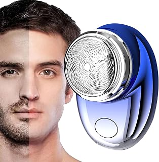 Mini afeitadora USB portátil – Afeitadora eléctrica recargable de 5 cm para hombres | Compacto, ligero y robusto | Ideal para viajes, desplazamientos, negocios o como regalo práctico.