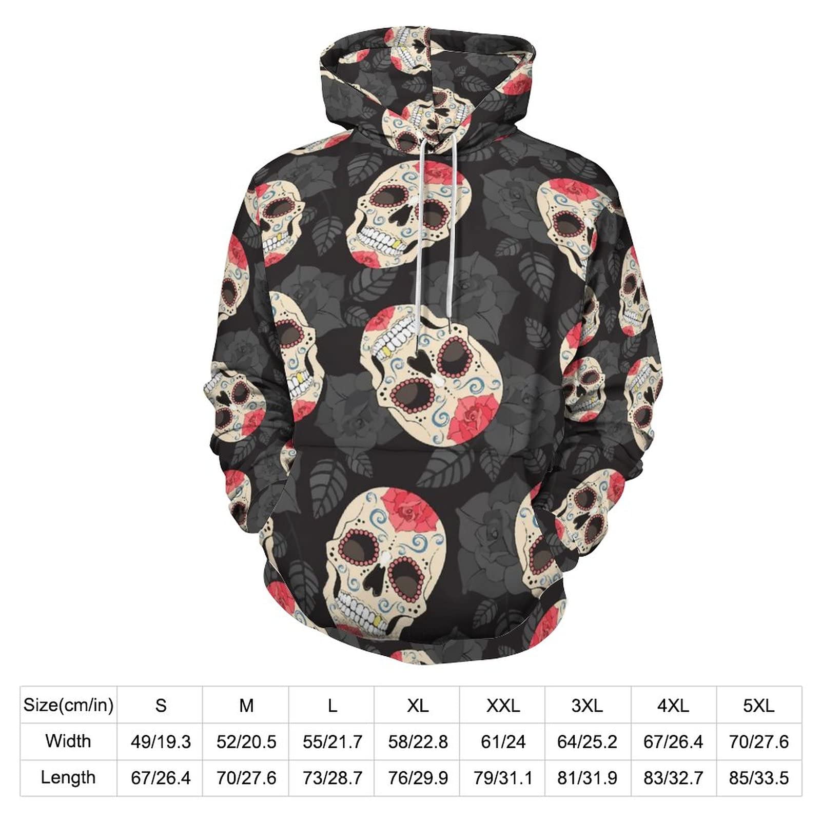 ドクロ スカル d.i.a パーカー skull タグ付き おしゃれフード付きパーカー デスクロー 死神 ドクロ 骸骨 黒 ブラック