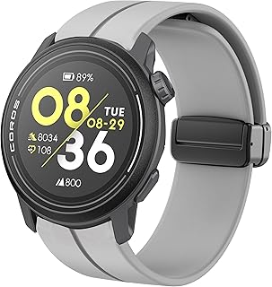 سوار رياضي بديل متوافق مع ساعة كوروس بيس الذكية مصنوع من السيليكون الناعم مزود بإبزيم مغناطيسي مناسب للرجال والنساء من بلوشايو، مقاس 20 ملم / 22 ملم