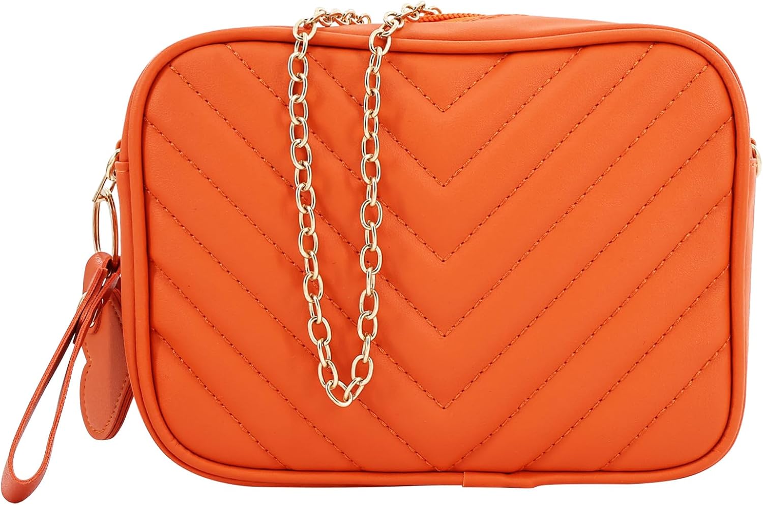 Orange Crossbody Bags for Women Orange Purse Suitable for Dating, Shopping