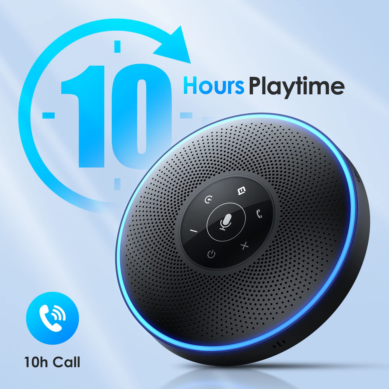 EMEET M220 Bluetooth Speaker - Daisy Chain & 16 Attendees -9