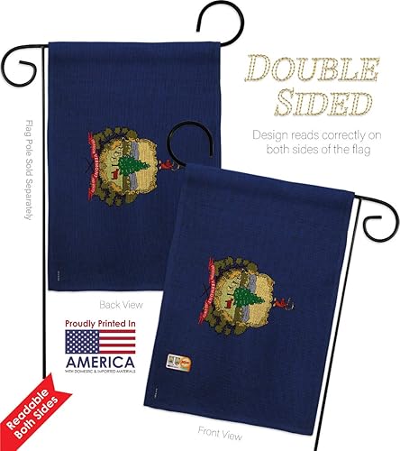 Miniatura 3 de Vermont Burlap Garden Flag Americana States USA American Territories Republic Country Particular Area Small Decorative Gift Yard House Banner