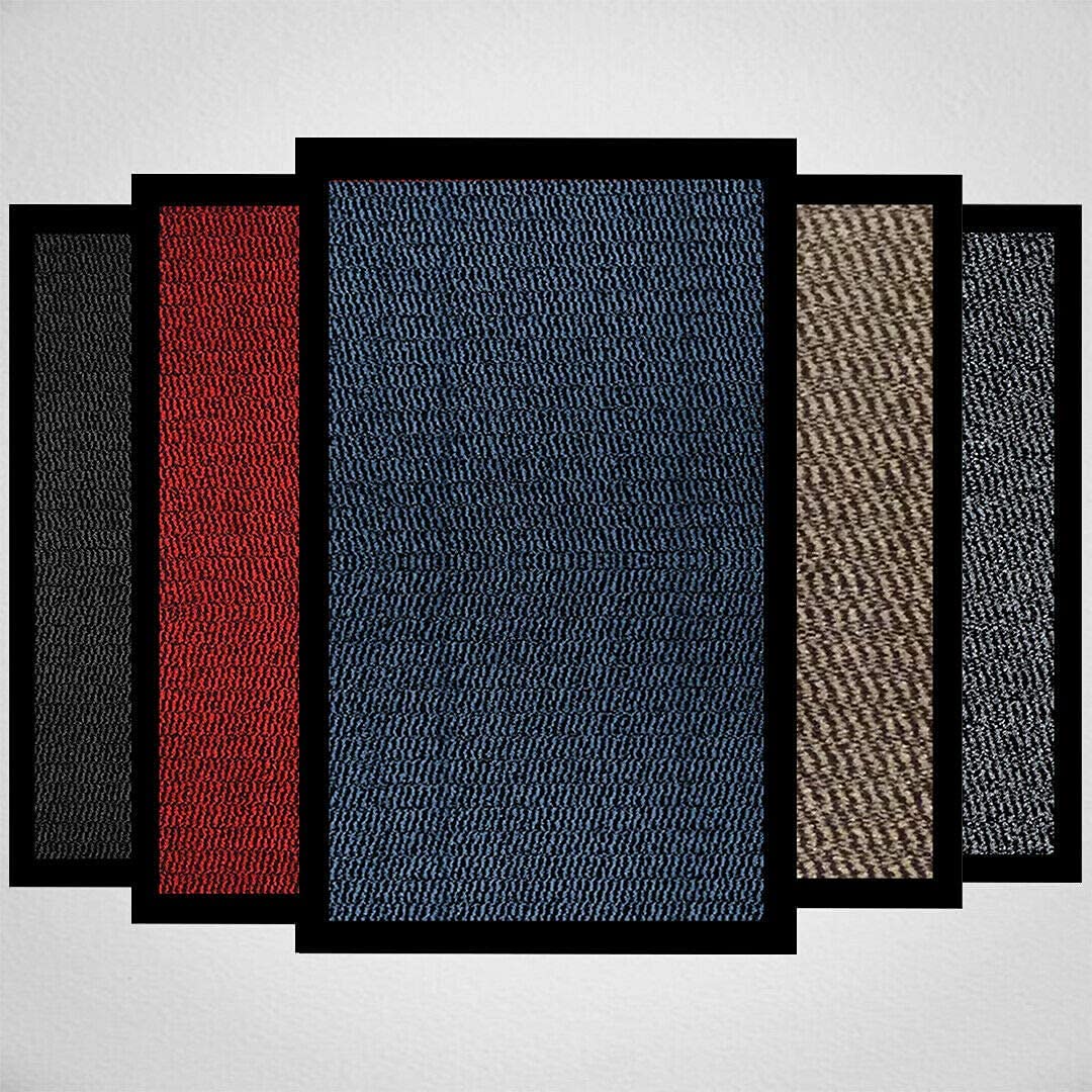 Milosc Doormat Dirt Trapper For Indoor & Outdoor Black Grey Washable Barrier Mat Heavy Duty Non - Slip Door Entrance Mat Kitchen Runner Super Absorbent Door Mat Indoor