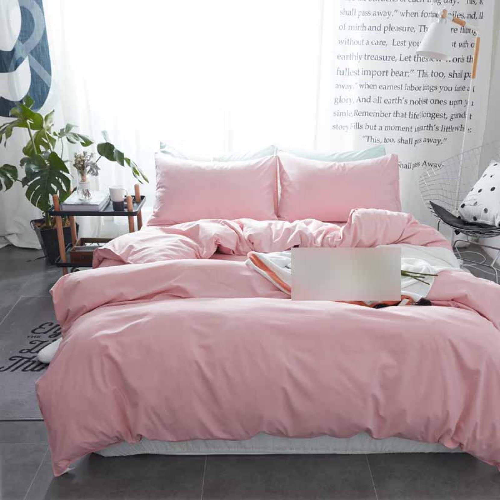 Housse de futon avec fermeture éclair 180x220 lavable toutes saisons