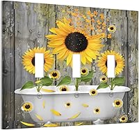 Vista 119 de Puerta de castillo de madera de mediados de siglo, estilo griego, cubierta de interruptor de luz de palanca individual, placa decorativa de pared