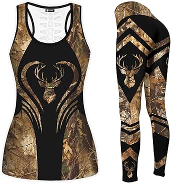 Gym Training T-shirt Women's Army Camo T-Shirt - Gym Training Running Boot Camp Casual Tee Top Teen Camo Shirt - Foto 5