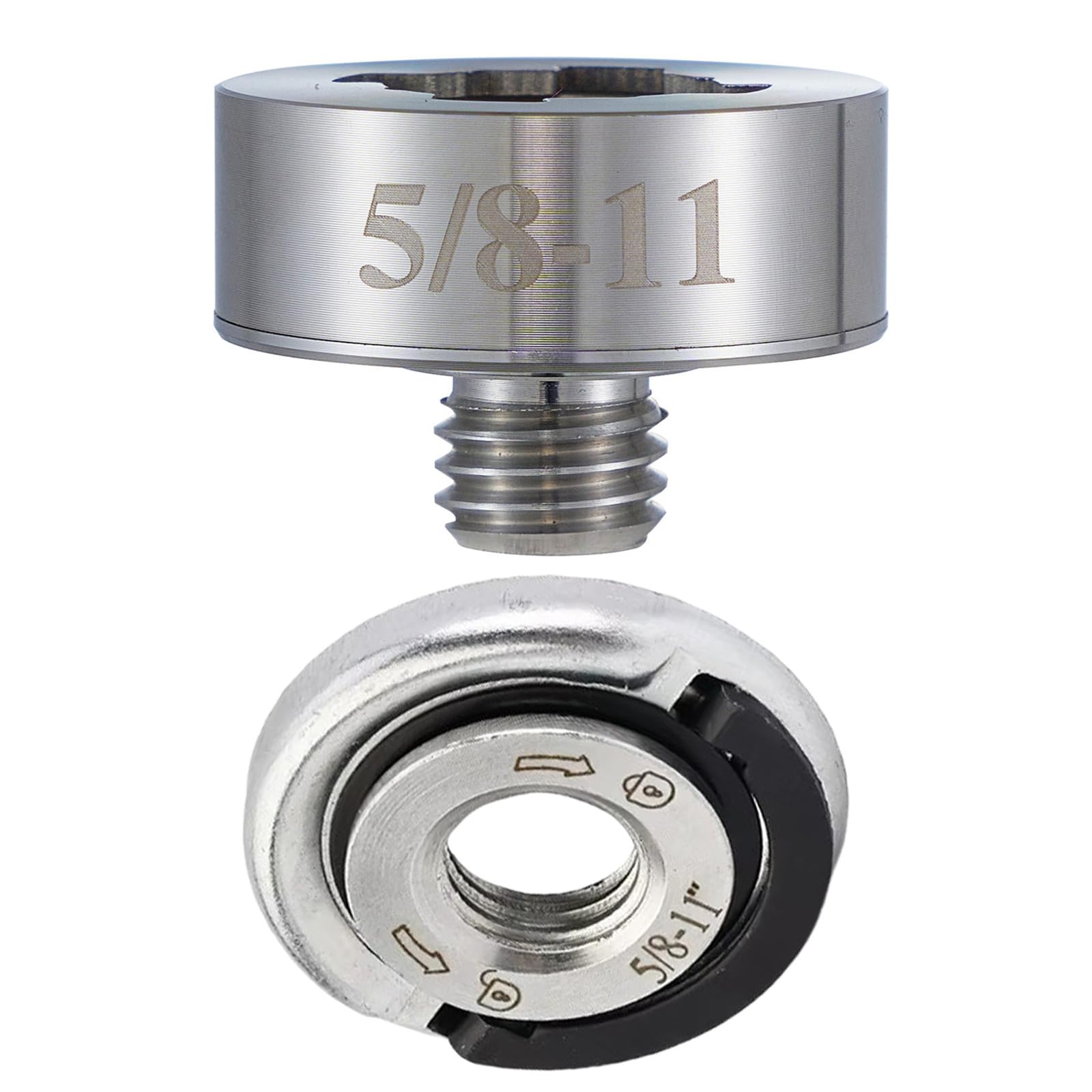 Kit de conversion rigide pour meuleuse d'angle 5/8"-11 en acier usiné