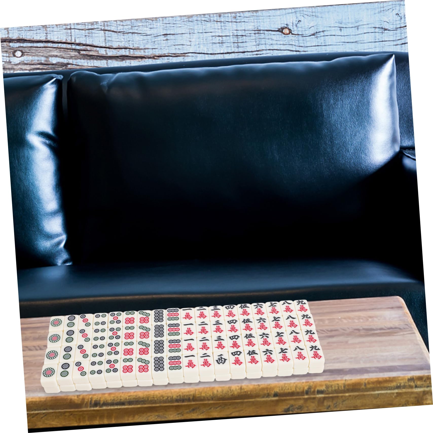 YARNOW Gioco Di Tessere Mahjong Mini Set Portatile Tradizionale Cinese Accessori Per Giochi Da Tavolo Da Viaggio Set Mahjong Per Casa