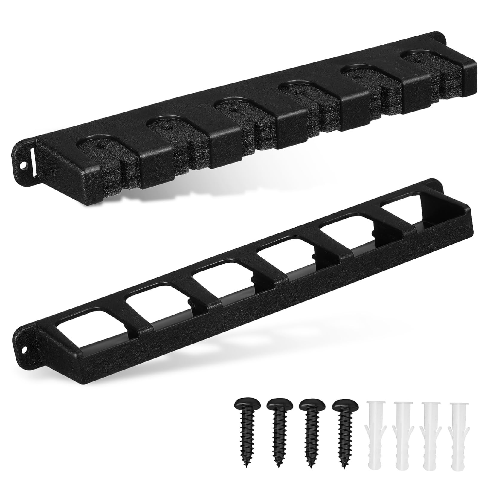 BESPORTBLE Vertical Fishing Pole Organizer Wall-mounted Rod Stand Space-saving Fishing Rod Holder