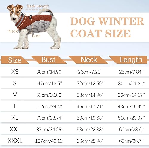 Miniatura 3 de Chaqueta de invierno para perro, acogedora y reflectante, impermeable, resistente al viento, cálida prenda para mascotas, cómoda ropa de forro polar