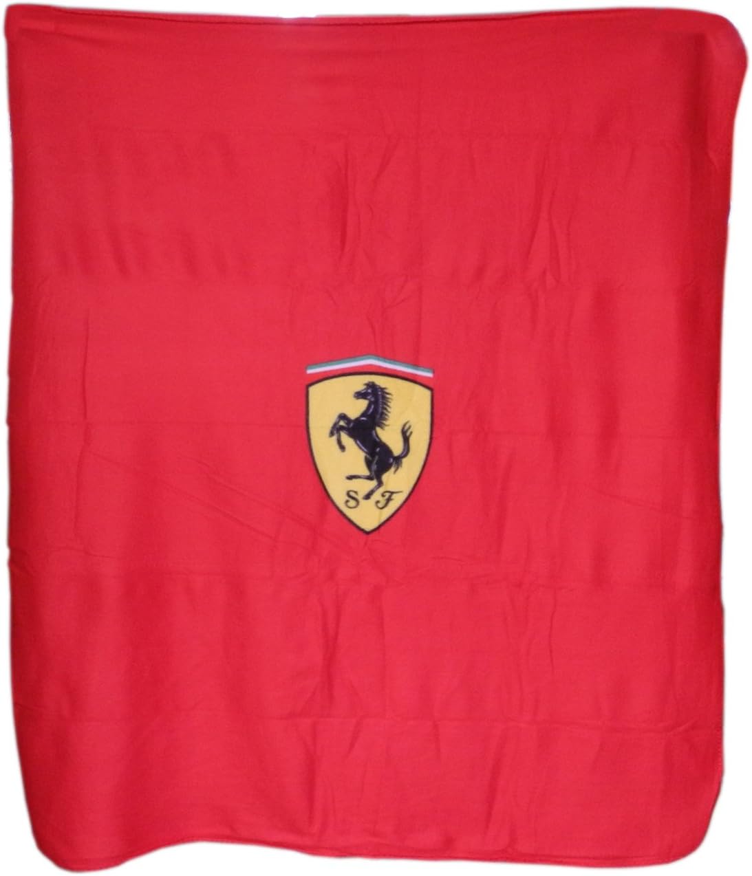 Ferrari Shield Red Fleece Blanket