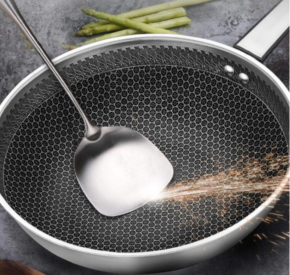 Poêle Antiadhésive 20 Cm, Poêle à Induction Ou Flamme, Revêtement Naturel à 5 Couches Très