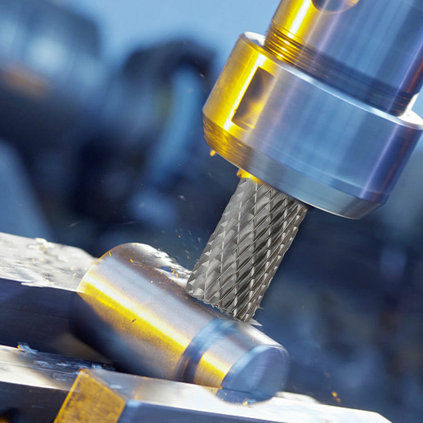 Set Di Sbavature In Carburo Con Gambo Da 1/4 Pollici 10 Pezzi - Foto 4