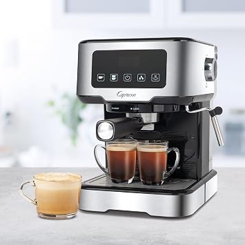 Capresso Cafe TS Touchscreen Espresso Machine, 50 ounces,Silver