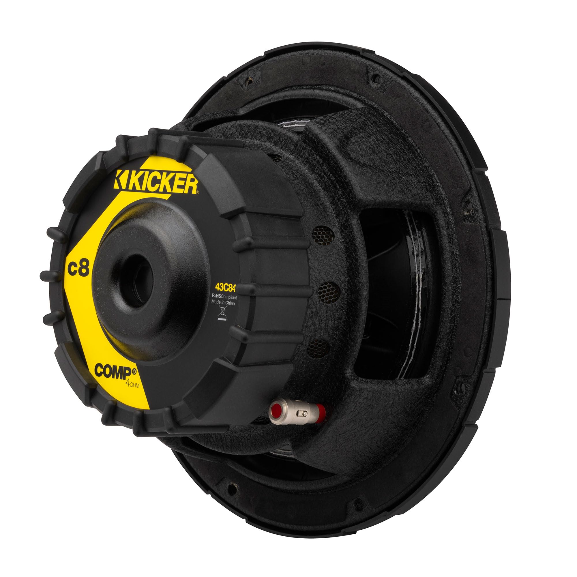Amazon.co.jp: KICKER 43C84 Comp 8インチ(20cm)サブウーファー、SVC 4