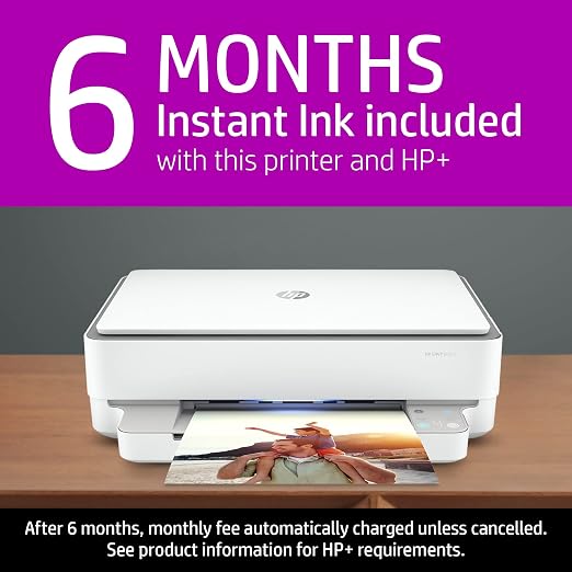 Amazon.com: HP ENVY 6055e Impresora a color inalámbrica todo en uno, con  tinta instantánea gratuita de 6 meses con HP+ (223N1A) : Productos de  Oficina