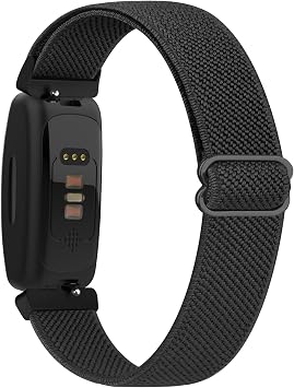 Tobfit Nylon Strap for Fitbit Inspire 2 / Inspire HR/Ace 2 / Ace 3, Stretchy Adjustable Nylon Stylish Replacement Elastic Sport Wristband