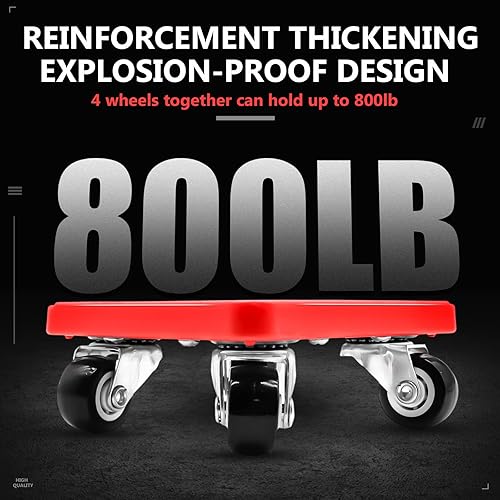 Miniatura 3 de Carro para muebles levantadores de muebles para muebles pesados carro de muebles con 4 ruedas resistente capacidad de carga de 800 libras Carros