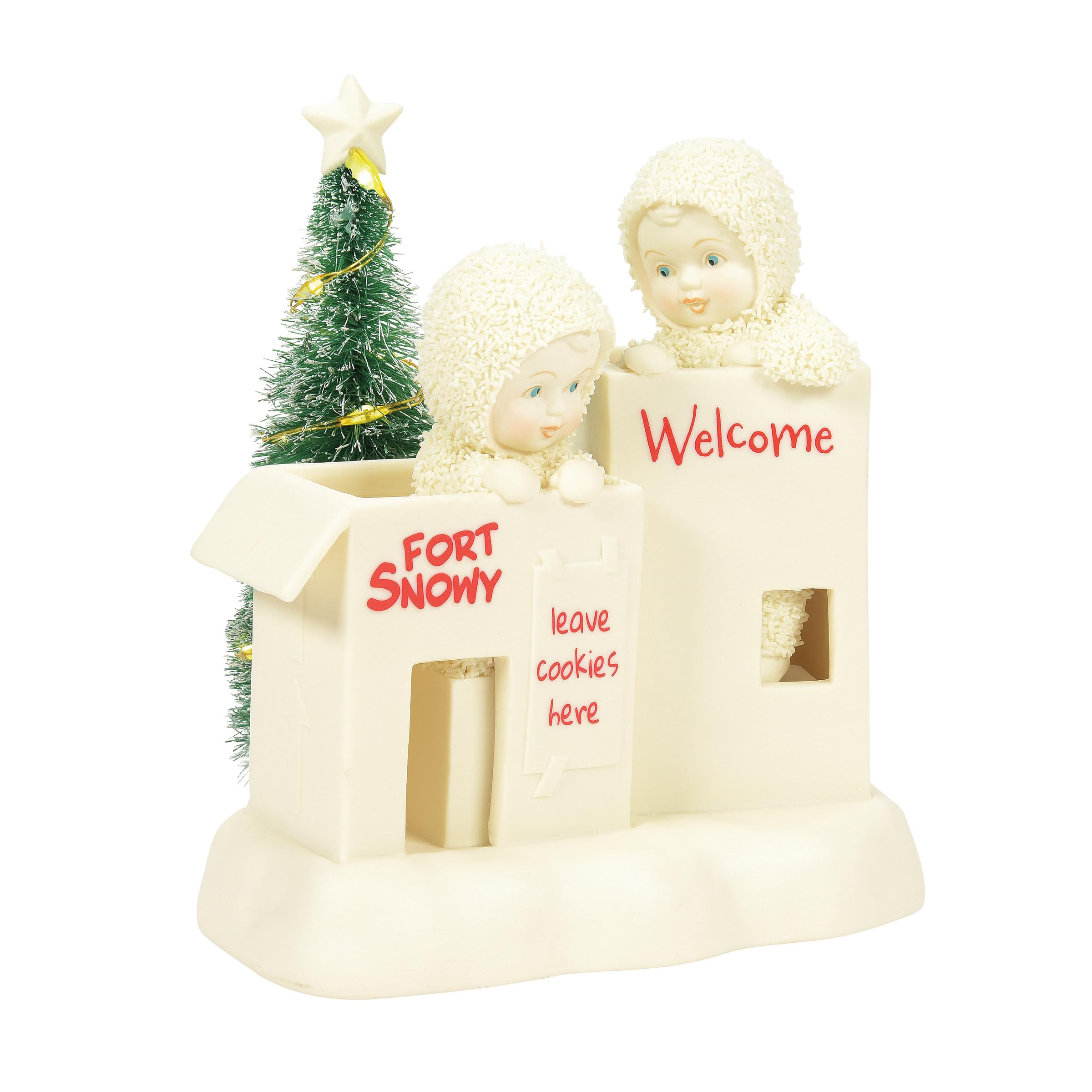 Figurine Jubilee de Noël avec arbre éclairé multicolore