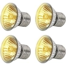 4 Pack UVA Infrared Reptile Heat Bulbs,Turtle Heat Lamp for Reptile and Amphibian Tanks,Terrariums and Cages,Night Red Heat Lamp Bulbs for Chickens Coop Brooder Warm Light, 50W
