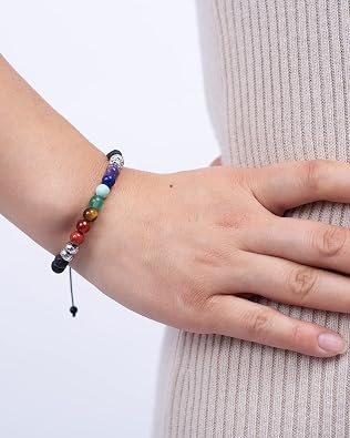 Anxiety Relief Items, Chakra Bracelets, Crystals and Healing Stones, 7 Chakras Healing Crystals handmade bracelets, Yoga, Meditation, Stress Relief Gifts