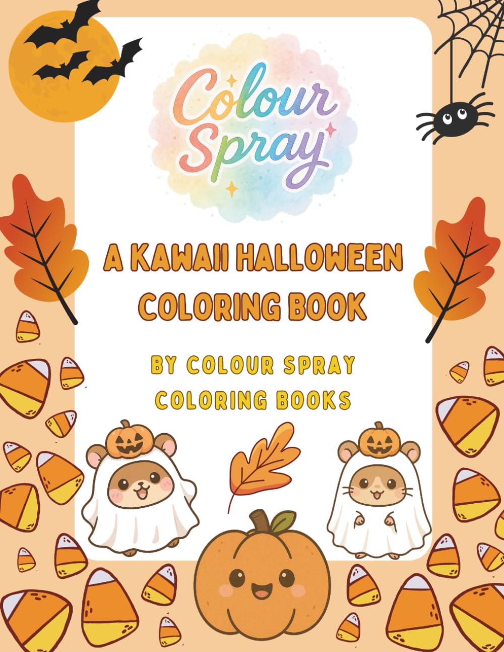 A Kawaii Halloween Coloring Book (Colour Spray Coloring Books)