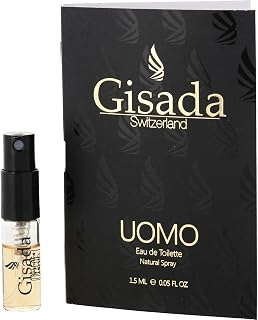 Gisada Uomo Eau De Toilette Spray Vial Travel Sample Size, 1.5 ml | Travel Size, Vial Format, Men's Fragrance
