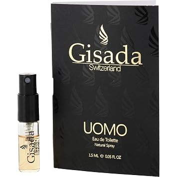 Gisada Uomo Eau De Toilette Spray Vial Travel Sample Size, 1.5 ml