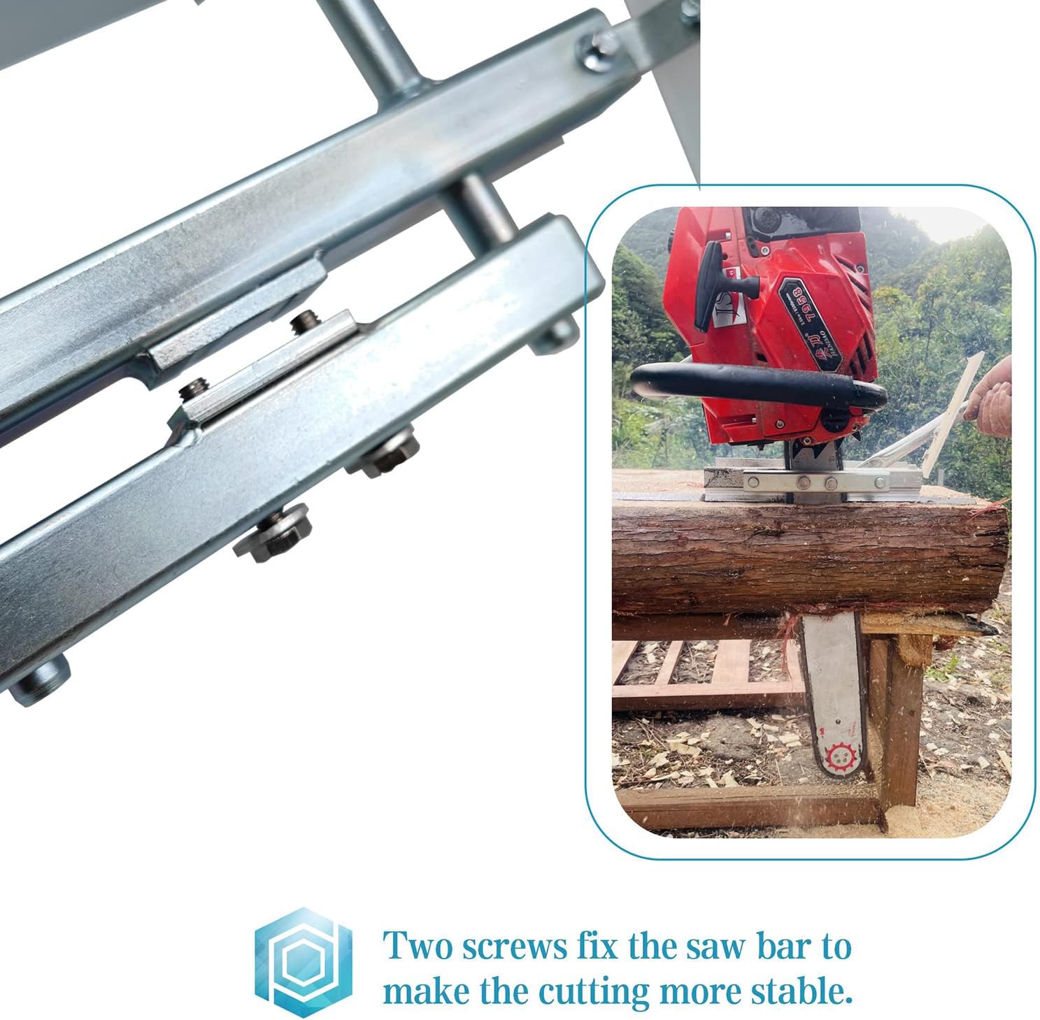 G555B Edging Mill - Mini Mill Edger for 16"-36" Chainsaw Bar