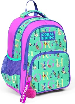 Coral High Kids Su Ye ili A k Pembe Monogram Desenli   B lmeli Okul S rt  antas  14410