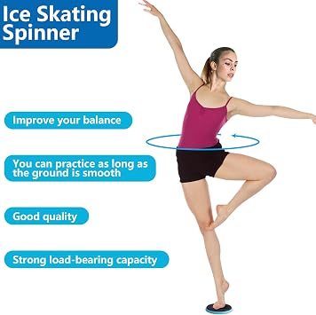 Adnee Ice Skating Spinner - Ice Skating Spin Board - Figure Skating Spinner Board