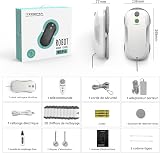 Tosima W5 6400 Pa Fensterputzroboter mit Sprühfunktion (Fernbedienung und 20-Zoll-Düsen) - 8