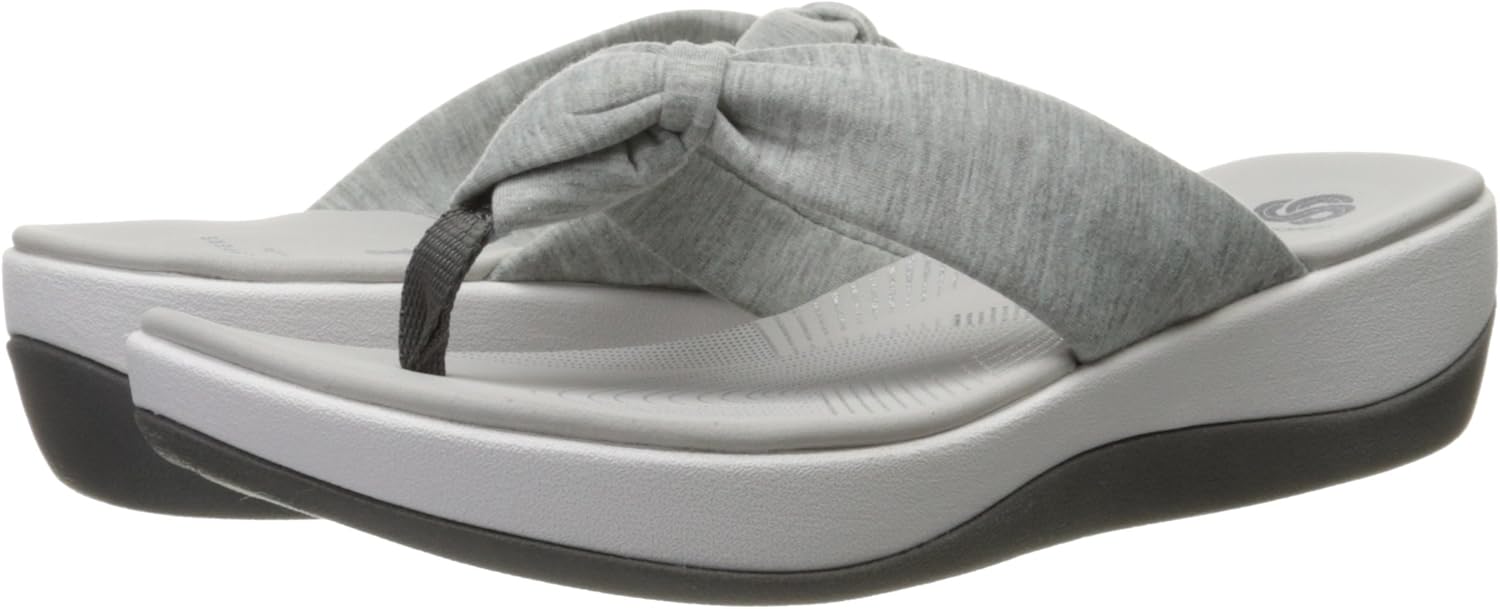 Clarks womens Arla Glison 5 Grey Heather Fabric