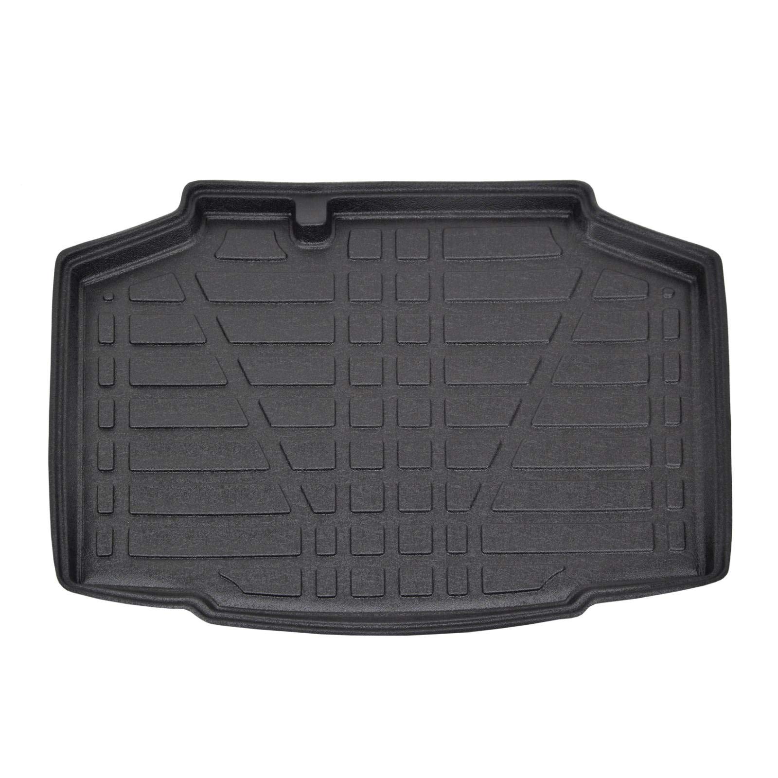 SCOUTT Vasca Bagagliaio per Skoda Kamiq Dal 2019 Piano Inferiore, Arrotolabil, in TPE su Misura, Proteggi Baule con Bordo Alto 4 cm, Antiscivolo, Inodore