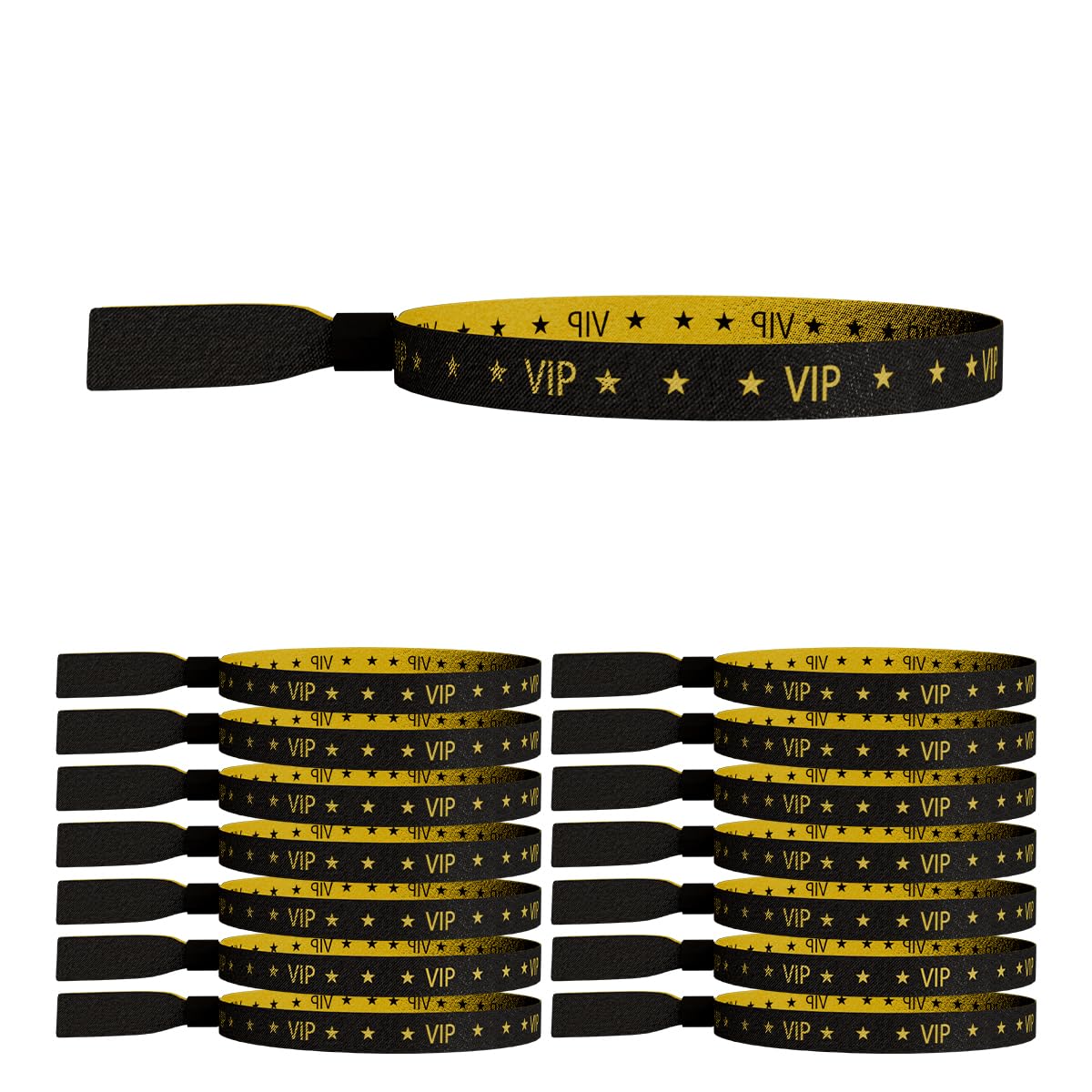 VIP Cloth Wristbands for Events, Party Wrist Bands– Bulk Event Bracelets & Armbands for Concerts, Fairs, Weddings,Anniversery,Birthdays (250 pcs)