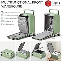 Amazon.com: mixi Carry On Luggage Wide Handle Luxury Design