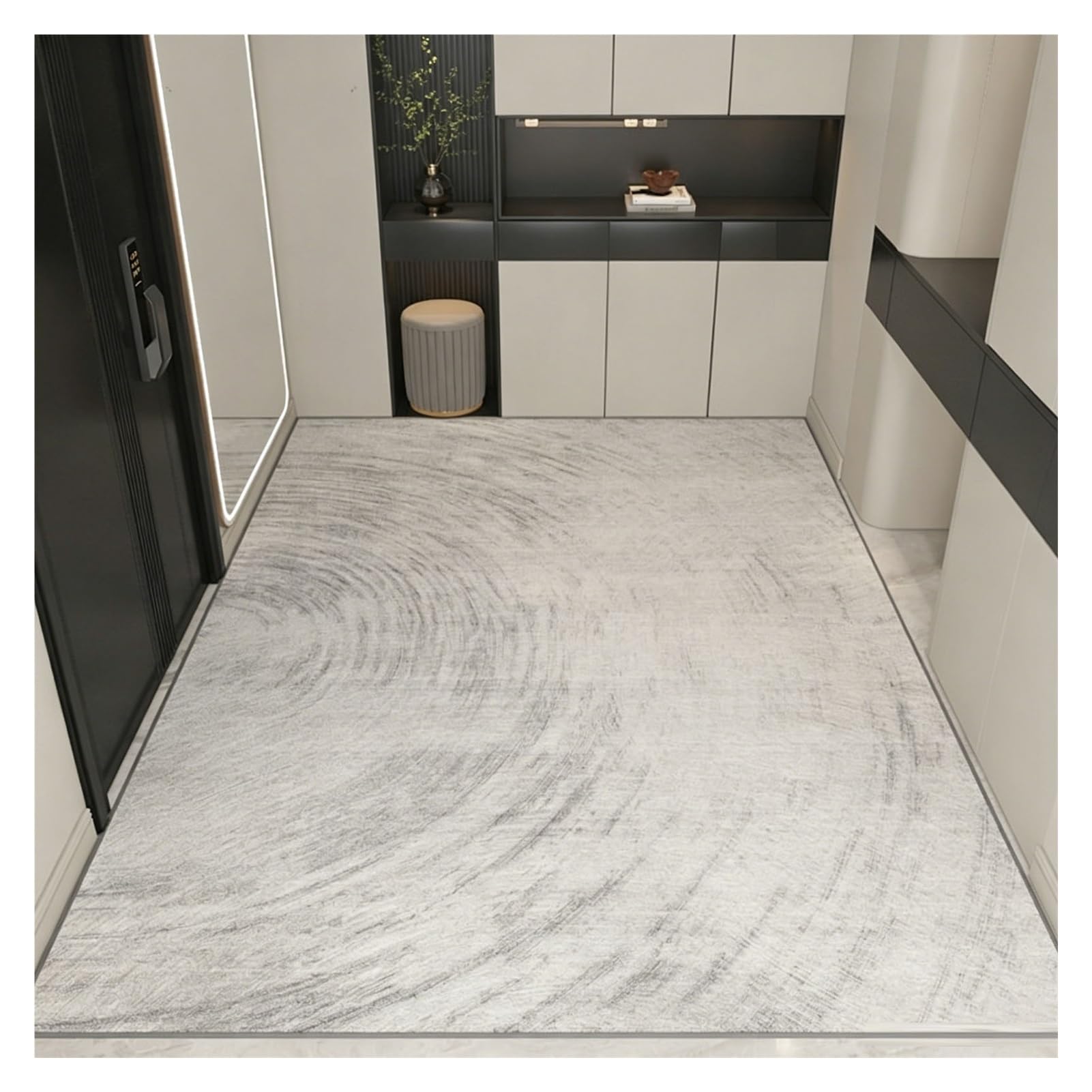 Tapis pour salon antidérapant qui résiste à l'eau pour la salle de bains et l'entrée